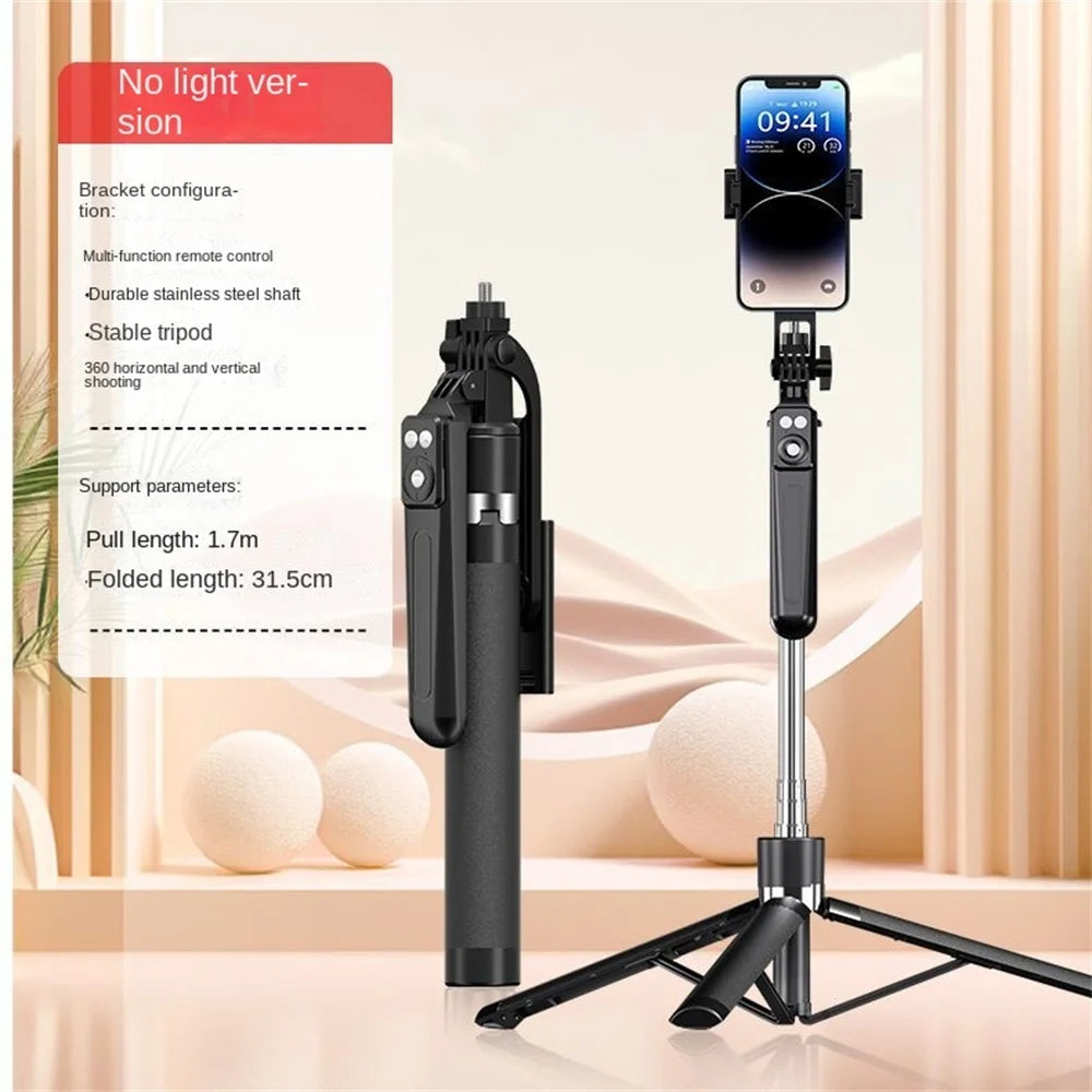Selfie Stick Tripod with Bluetooth Remote