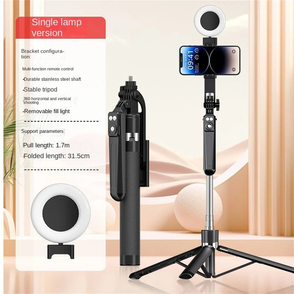 Selfie Stick Tripod with Bluetooth Remote