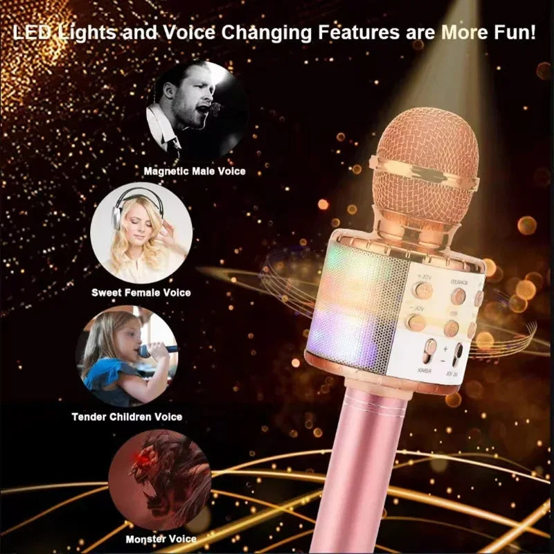 LED Karaoke Microphone for Kids