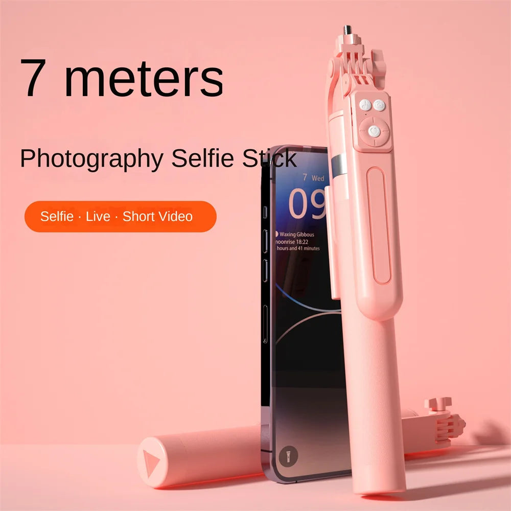 Selfie Stick Tripod with Bluetooth Remote