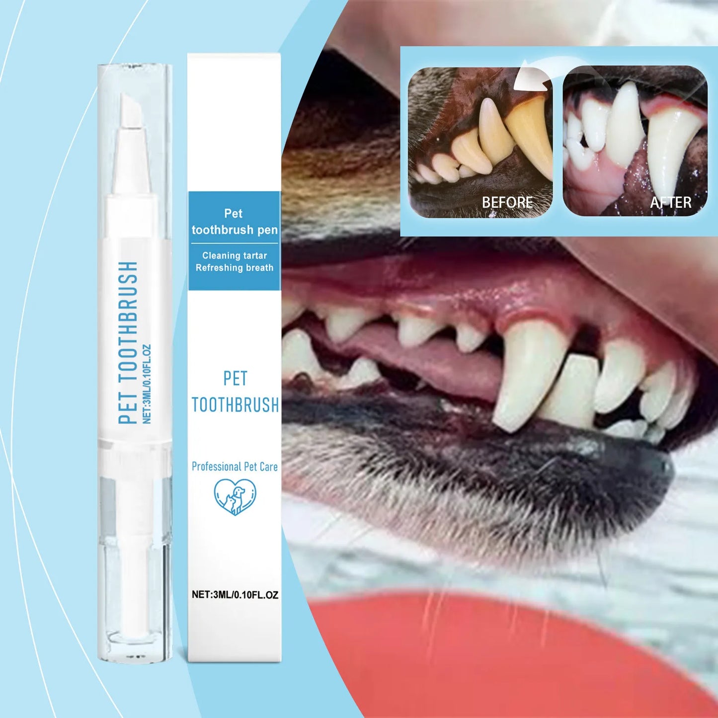 Dog & Cat Toothbrush Pen
