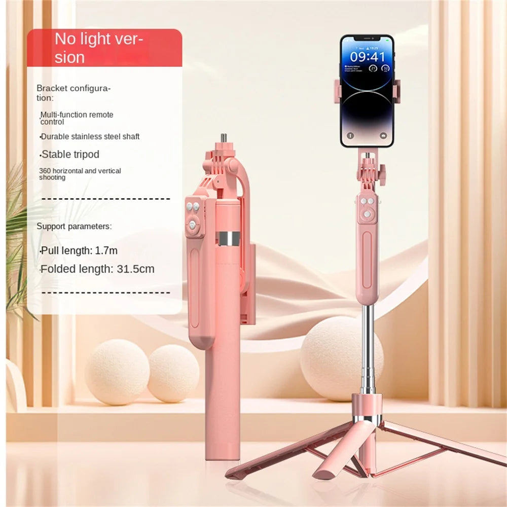 Selfie Stick Tripod with Bluetooth Remote
