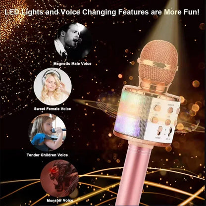 LED Karaoke Microphone for Kids