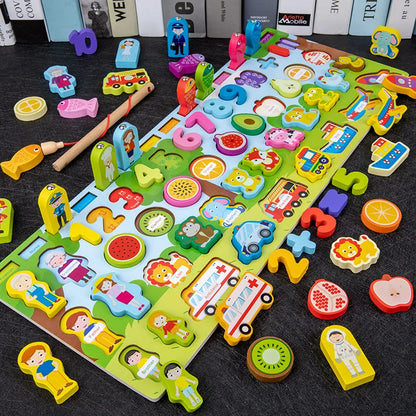 Montessori Busy Board Learning Toy